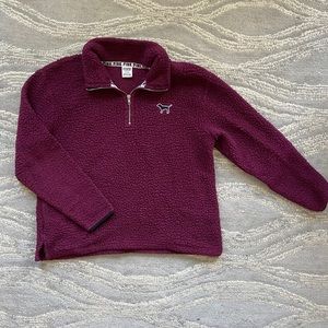 PINK maroon Sherpa